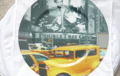 Dekorační talíř retro TAXI New York
