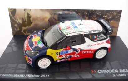 Citroen DS3 WRC Rally Mexico Loeb Altaya 1/43