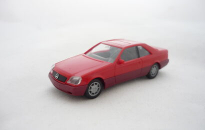 Mercedes Benz 600 SEC červený Herpa 1/87