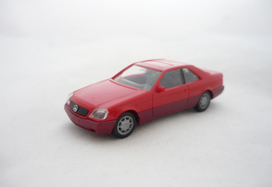 Mercedes Benz 600 SEC červený Herpa 1/87