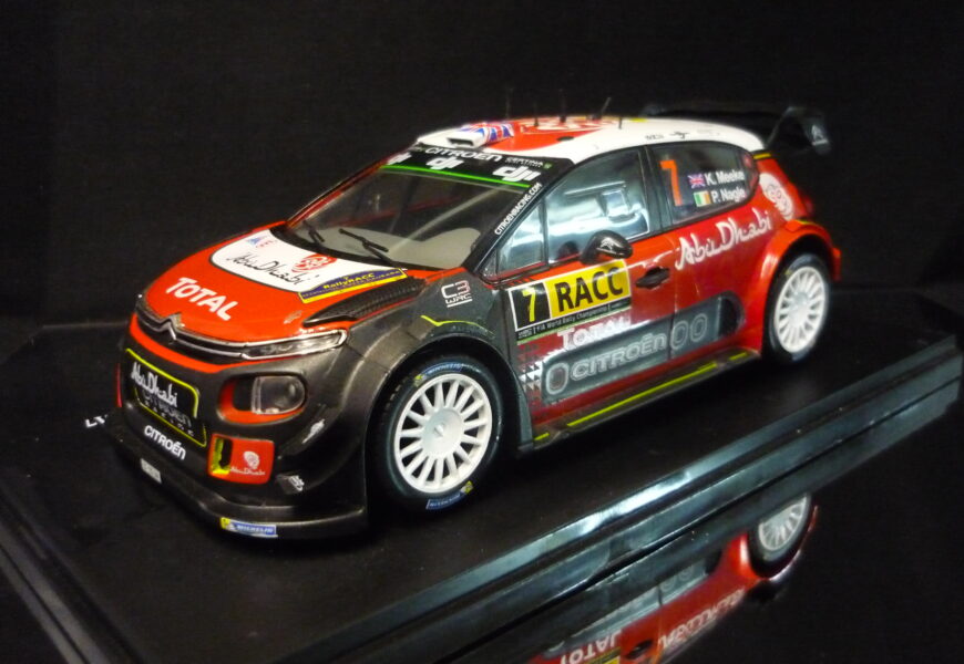 Citroen C3 WRC Rally Catalunya 2017 Meeke Hachette 1/24