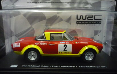 Fiat 124 Abarth Rally Portugal 1974 Hachette 1/24