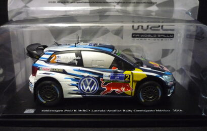 Volkswagen Polo R WRC Latvala Rally Mexico 2016 Hachette 1/24