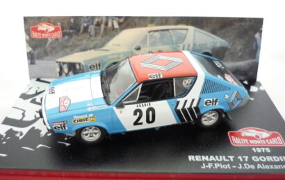 Renault 17 Gordini Piot Rally Monte Carlo 1975 Altaya 1/43