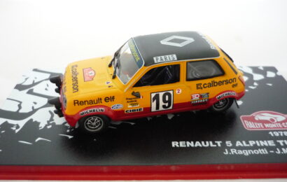Renault 5 Alpine Ragnotti 1978 Rally Monte Carlo Altaya 1/43